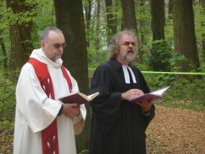 Pater Altfried und Pastor Quade