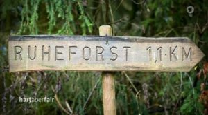 Schild RuheForst